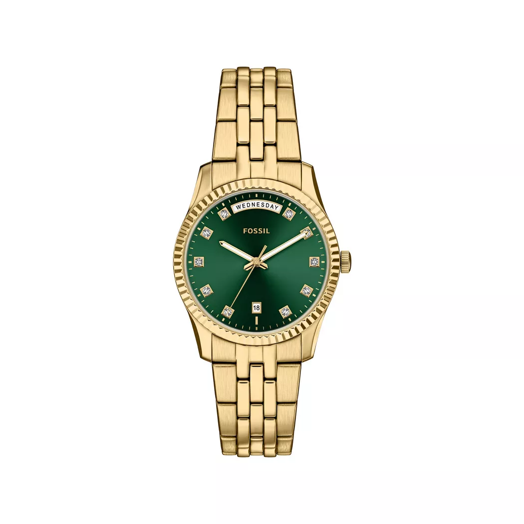 Fossil - Analoguhr, Scarlette, 34mm, Gold