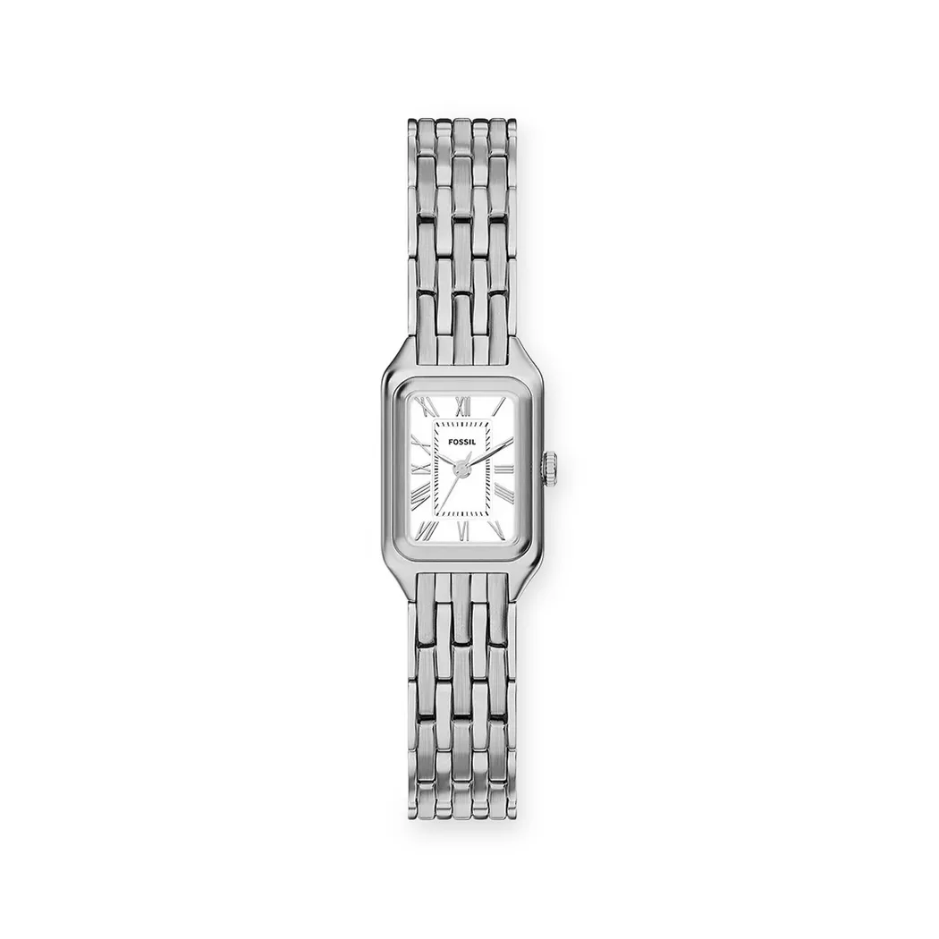 Fossil - Analoguhr, Raquel, 18mm, Silber