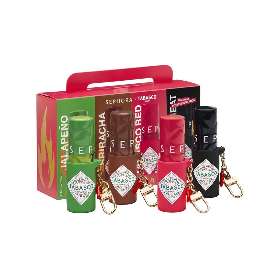 OUTRAGEOUS PLUMP VOLUME x TABASCO® - Set 4 tonalità, 4 intensità