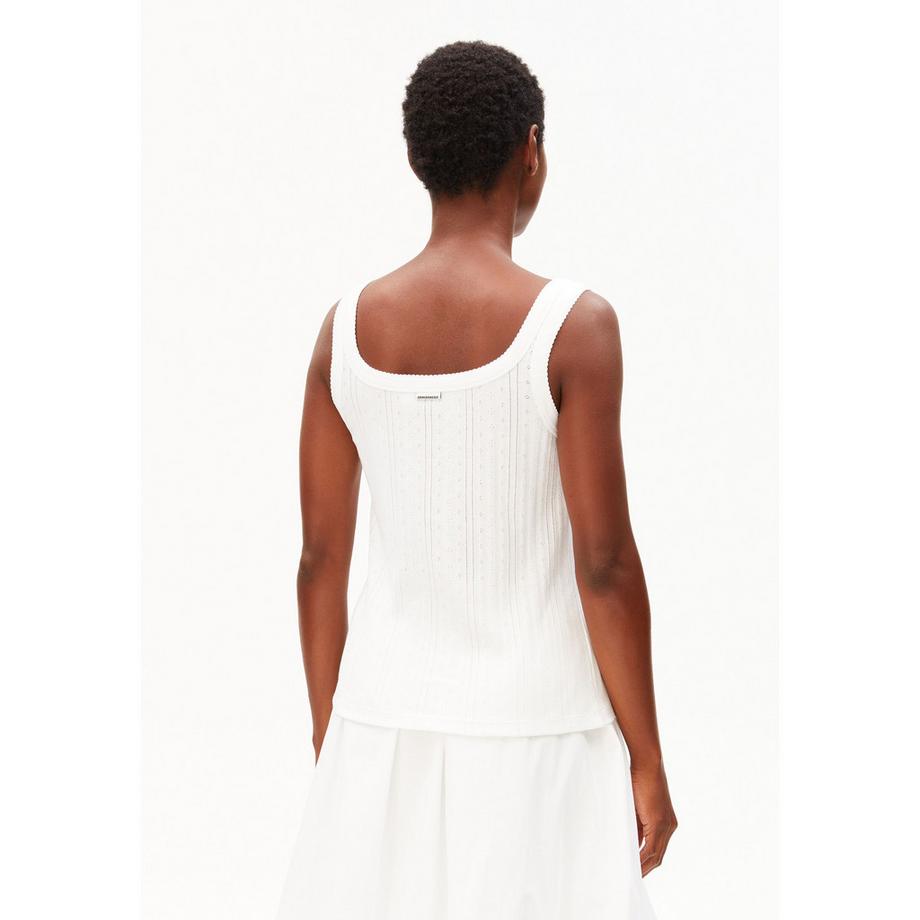 ARMEDANGELS Top côtelé à boutonnage frontal  