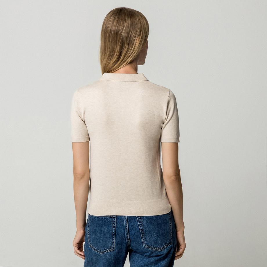 Manor Woman Kurzarm Polo Pullover  