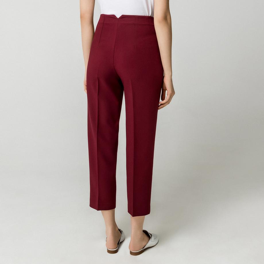 Manor Woman Pantalon Cropped Taille Haute  