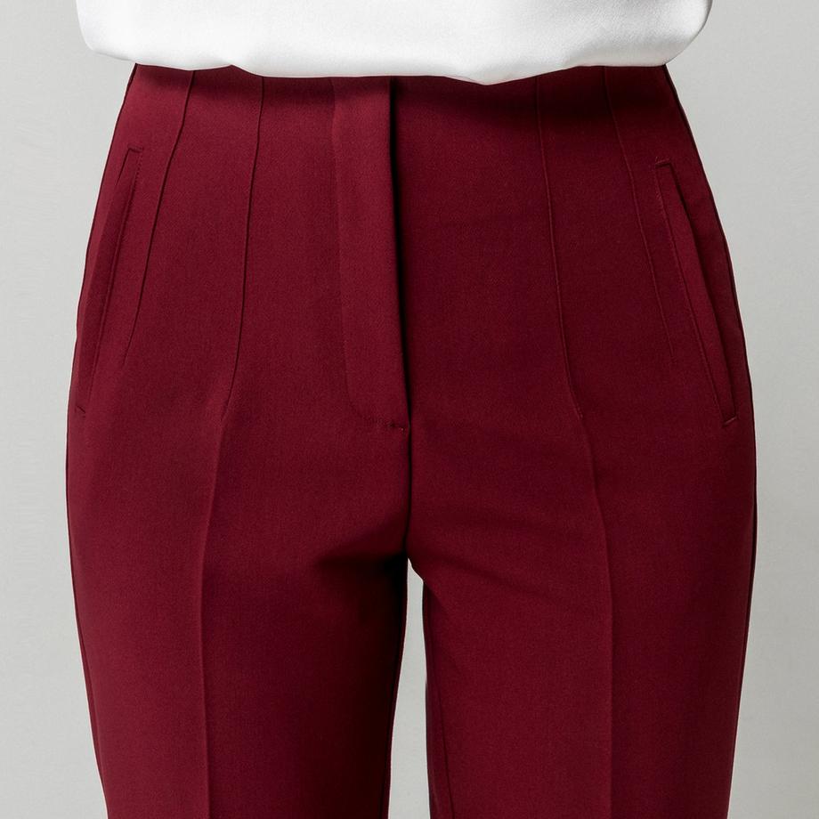 Manor Woman Pantalon Cropped Taille Haute  