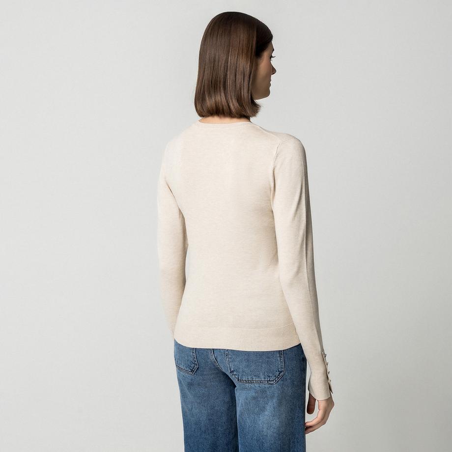 Manor Woman Pullover mit Knopfdetails  