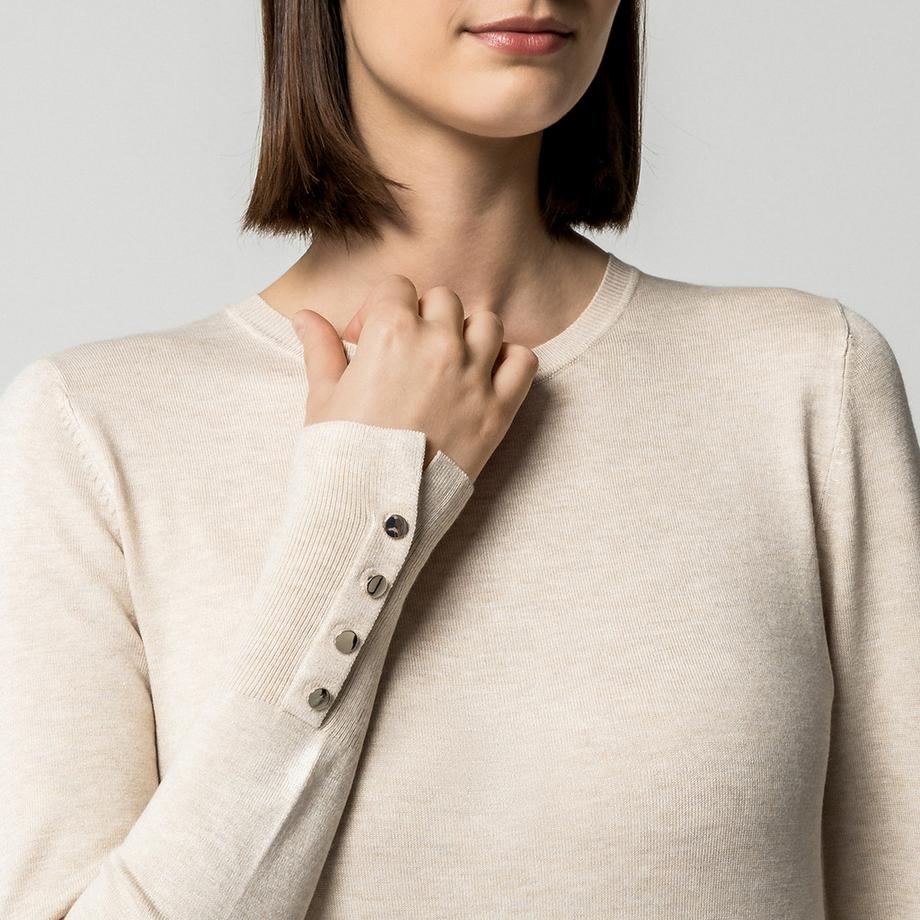 Manor Woman Pullover mit Knopfdetails  