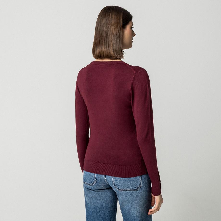 Manor Woman Pullover mit Knopfdetails  