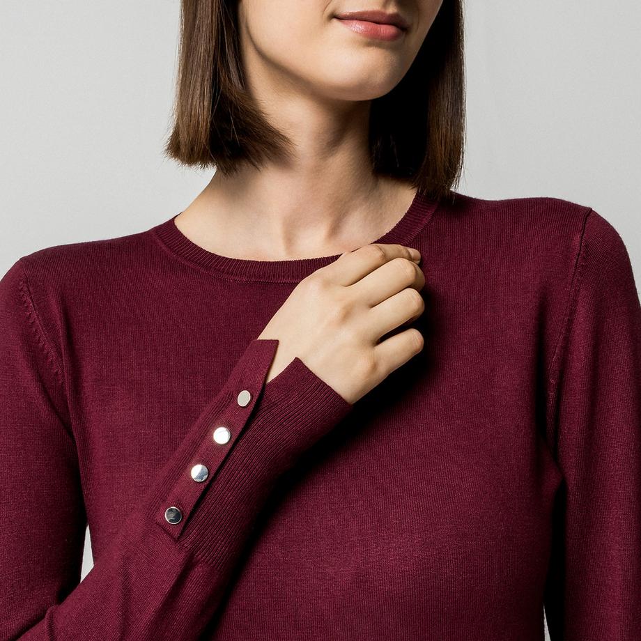 Manor Woman Pullover mit Knopfdetails  