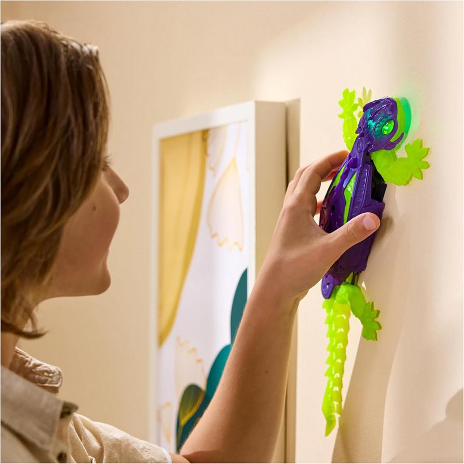 Hexbots  Gecko Mural Télécommandé Glow in the Dark, 20 cm 