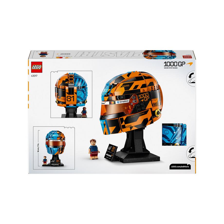 LEGO®  43017 McLaren Mastercard F1® Team Oscar Piastri Helm 