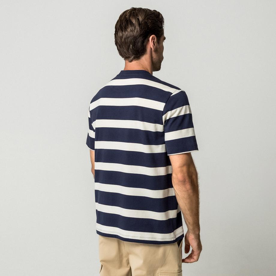 Manor Man Gestreiftes T-Shirt  