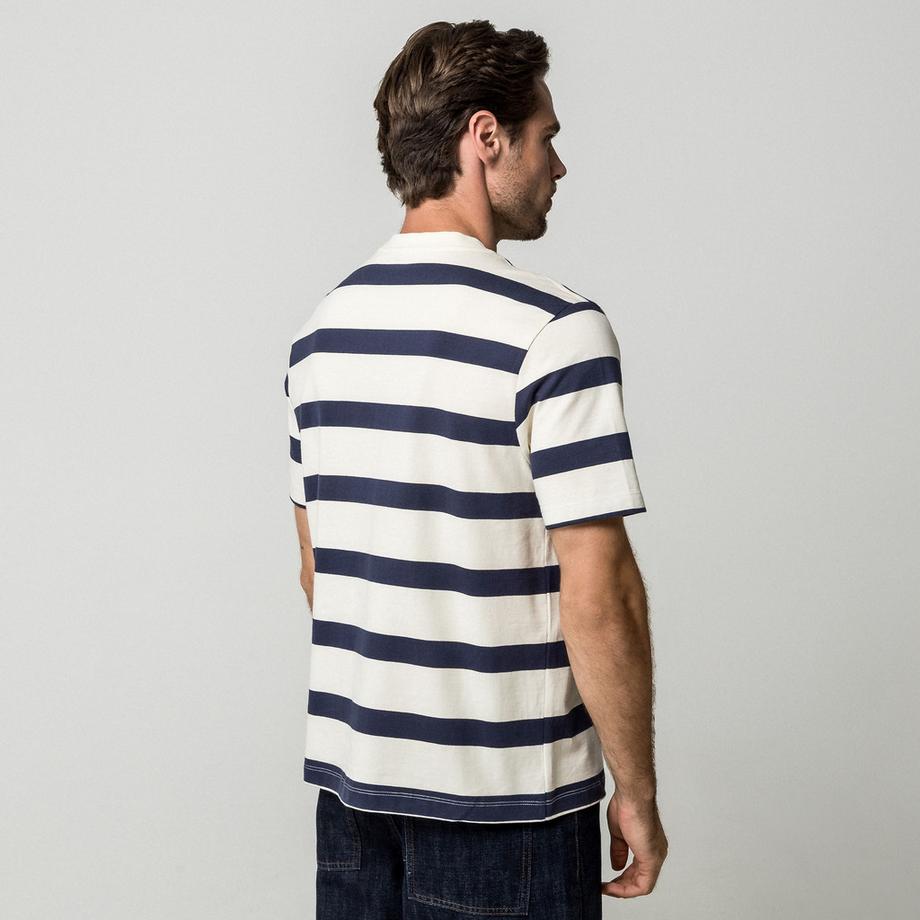 Manor Man Gestreiftes T-Shirt  