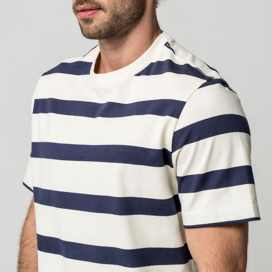 Manor Man Gestreiftes T-Shirt  