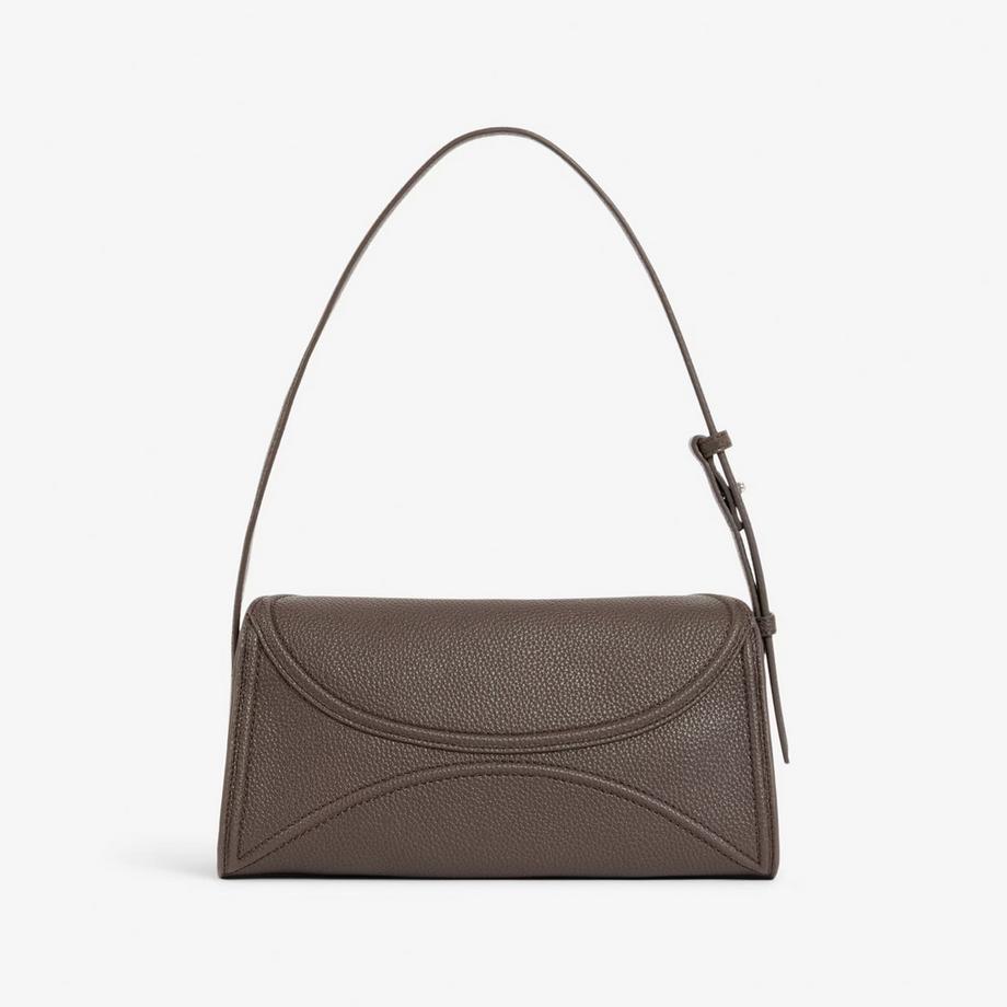 LACOSTE Borsa a tracolla con flap curvo  