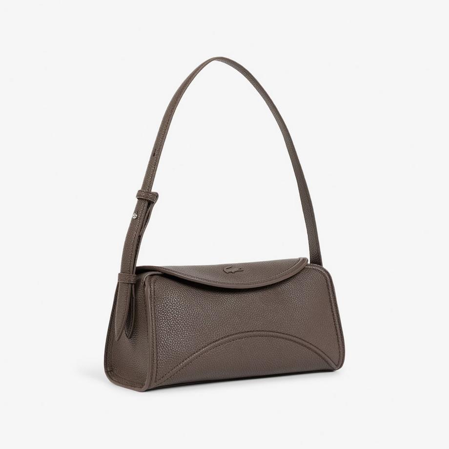 LACOSTE Borsa a tracolla con flap curvo  