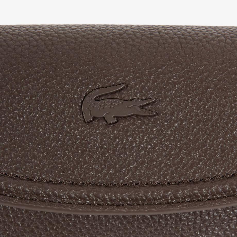 LACOSTE Borsa a tracolla con flap curvo  