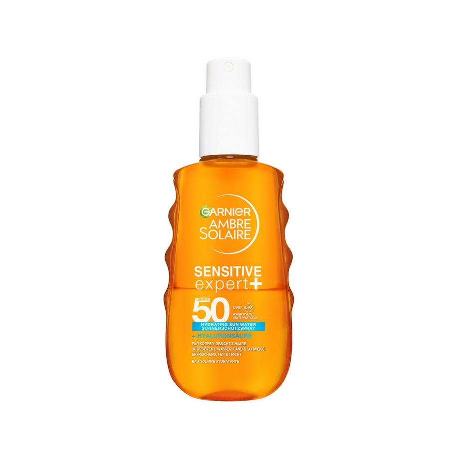 Ambre Solaire Sensitive expert+ Hydrating Sun Water Spray solare SPF 50