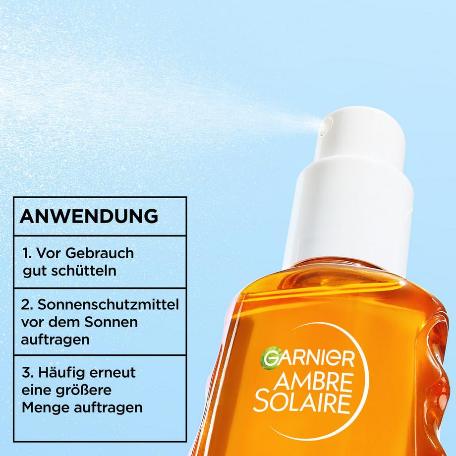 GARNIER  Ambre Solaire Sensitive expert+ Hydrating Sun Water Sonnenschutzspray LSF 50 