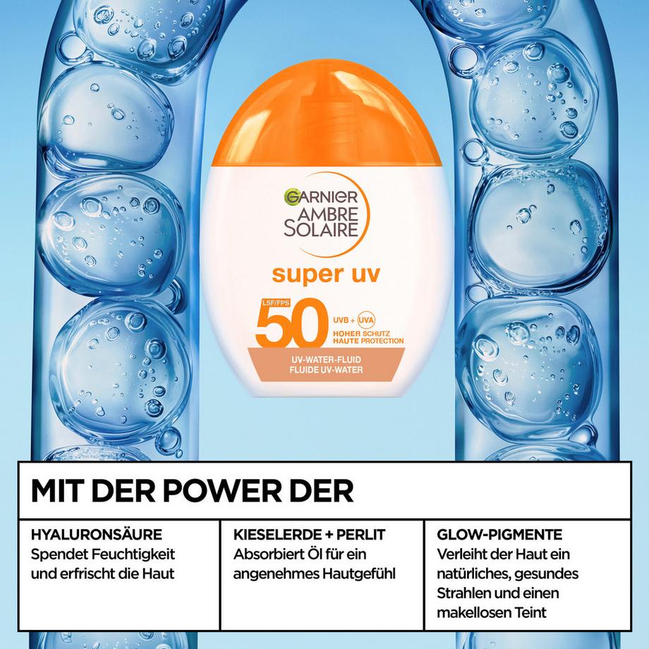 GARNIER  Super UV UV-Water-Fluid Glow LSF 50 