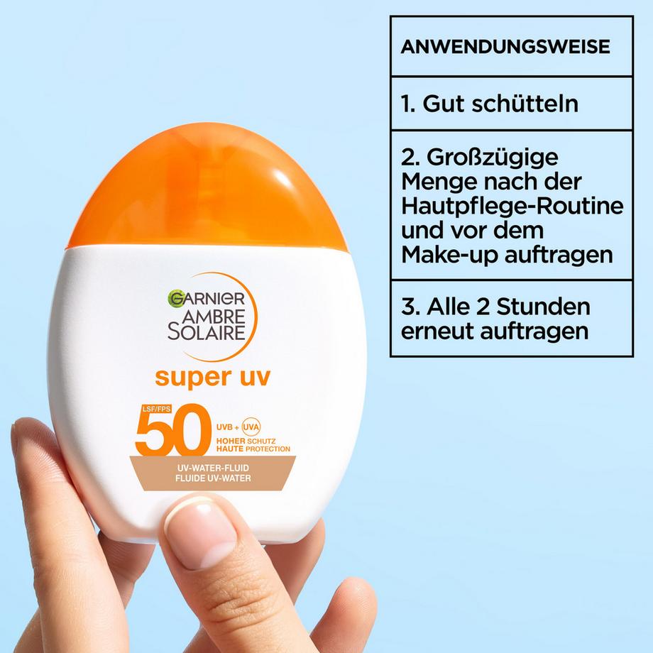 GARNIER  Super UV UV-Water-Fluid Glow LSF 50 