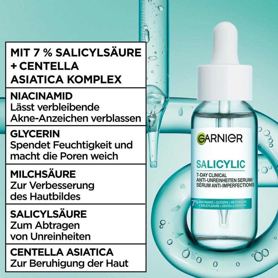GARNIER  Hautklar Salicylic 7-Day Clinical Siero anti-imperfezioni 