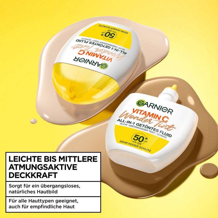 GARNIER  Vitamine C Wonder Tint All-In-1 Fluide teinté 