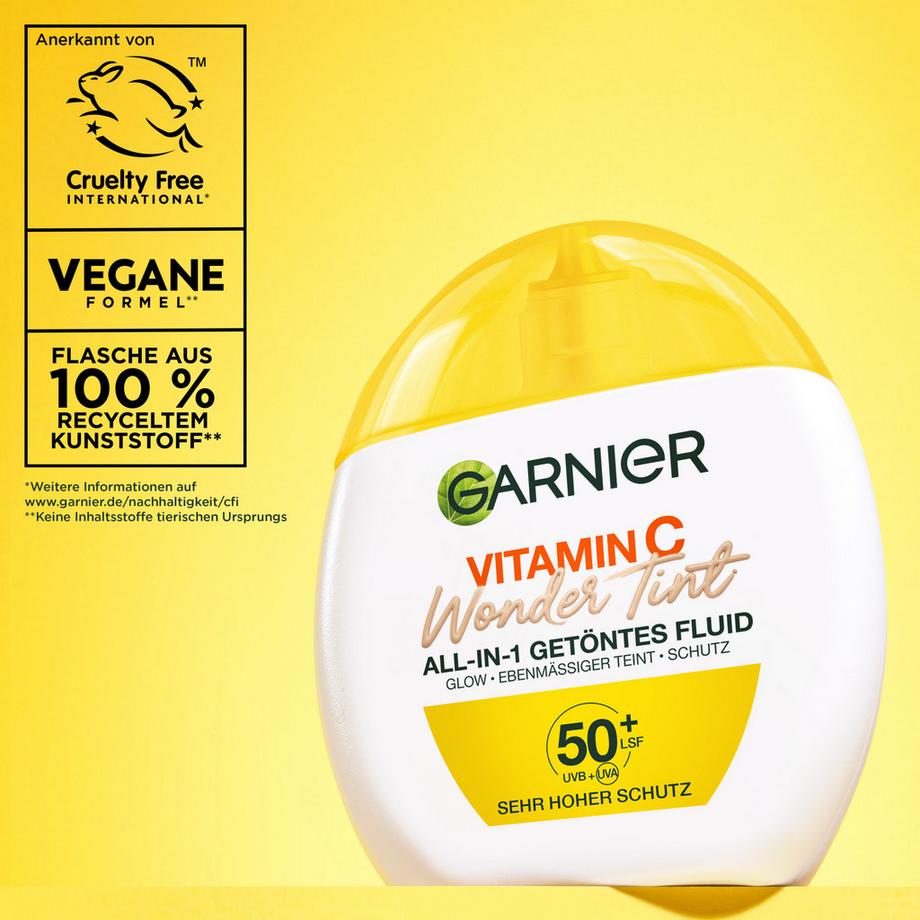 GARNIER  Vitamine C Wonder Tint All-In-1 Fluide teinté 