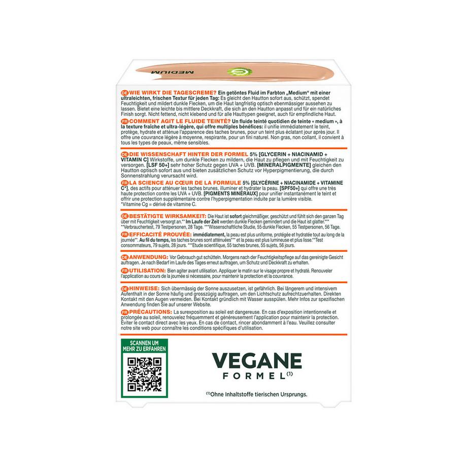 GARNIER  Vitamine C Wonder Tint All-In-1 Fluide teinté 