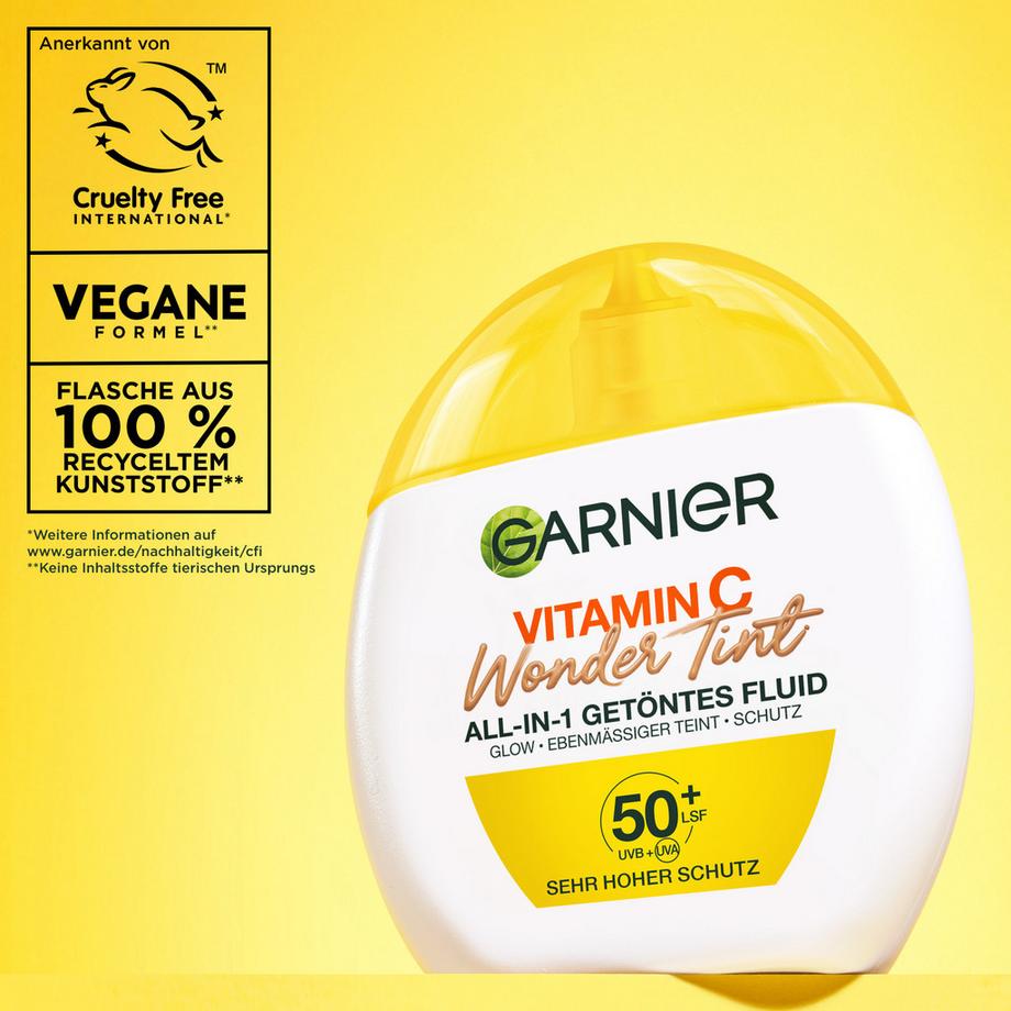 GARNIER  Vitamine C Wonder Tint All-In-1 Fluide teinté 