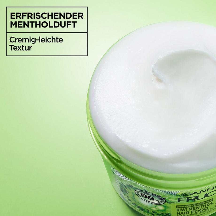 GARNIER  Masque capillaire multi-usage Fructis Kiwi Menthol Hair Food 