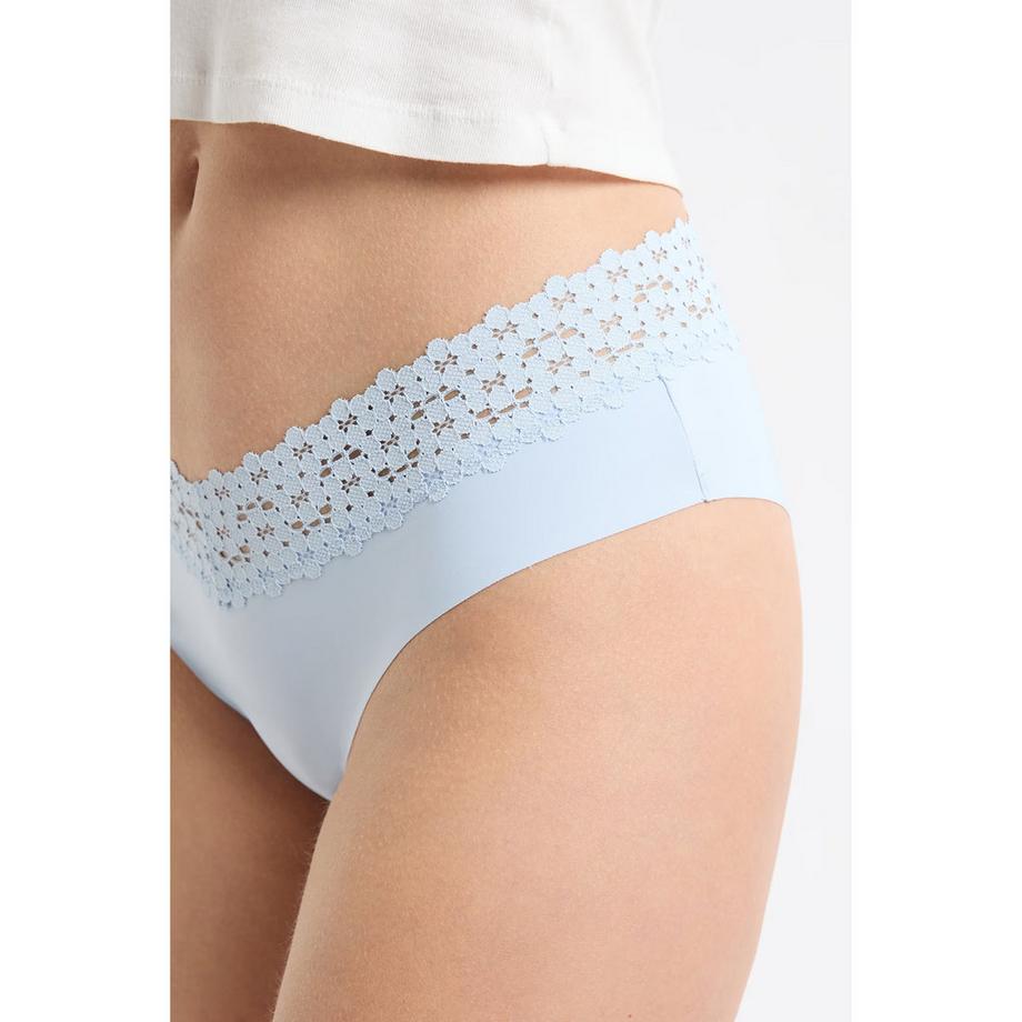 Etam Shorty Hipster avec Bordure en Dentelle  