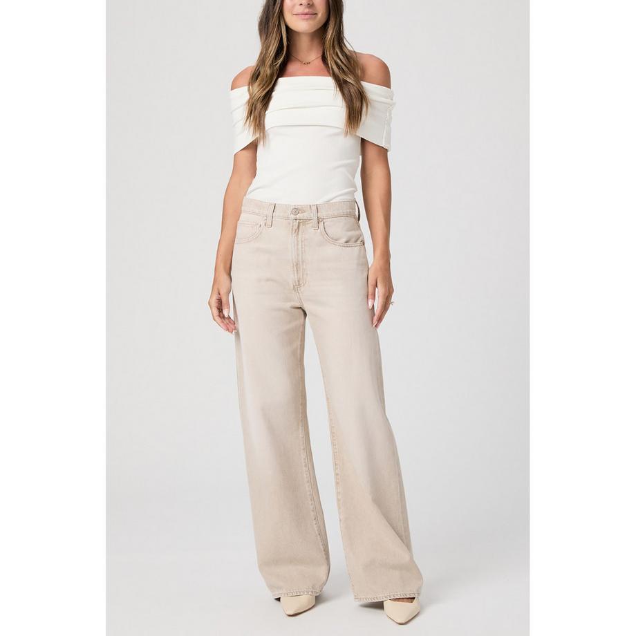 PAIGE Jean taille haute coupe large  