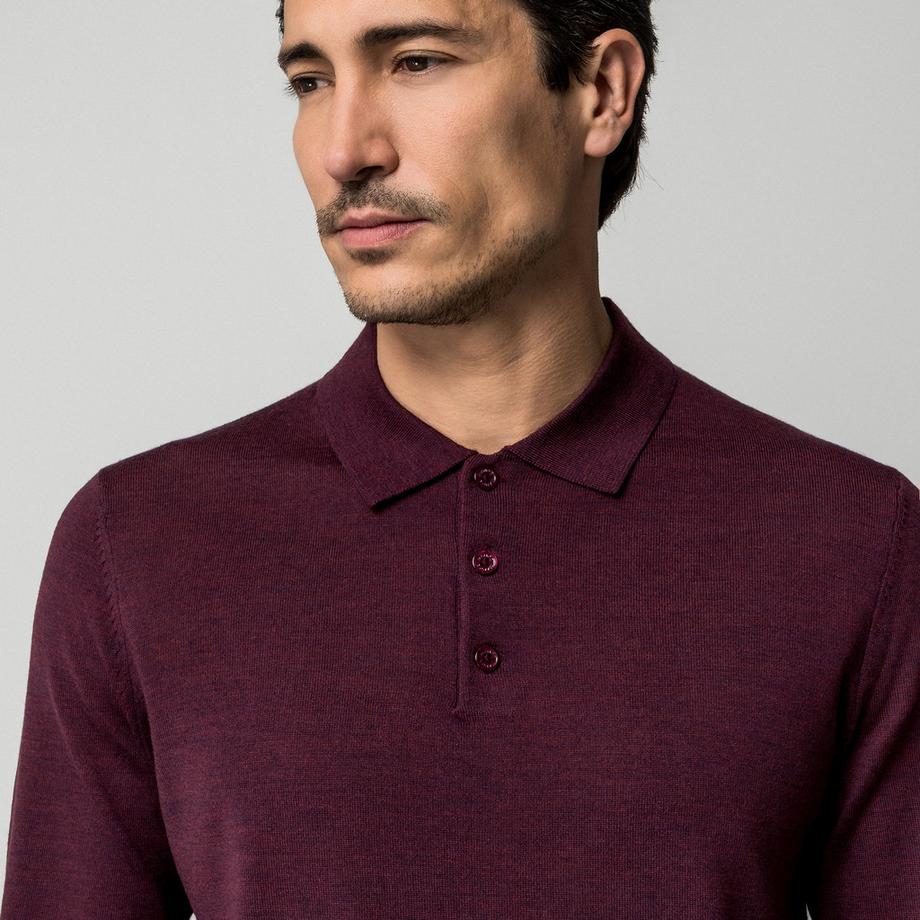 Manor Man Maglione Polo Maniche Lunghe  
