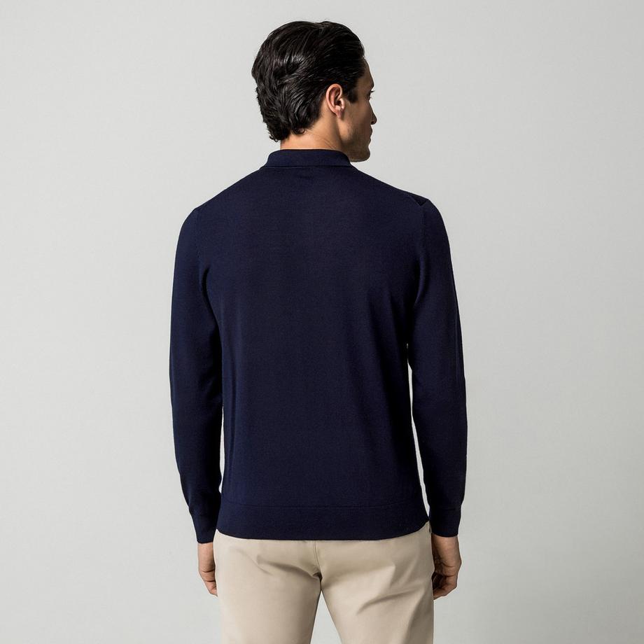 Manor Man Pull Polo Manches Longues  