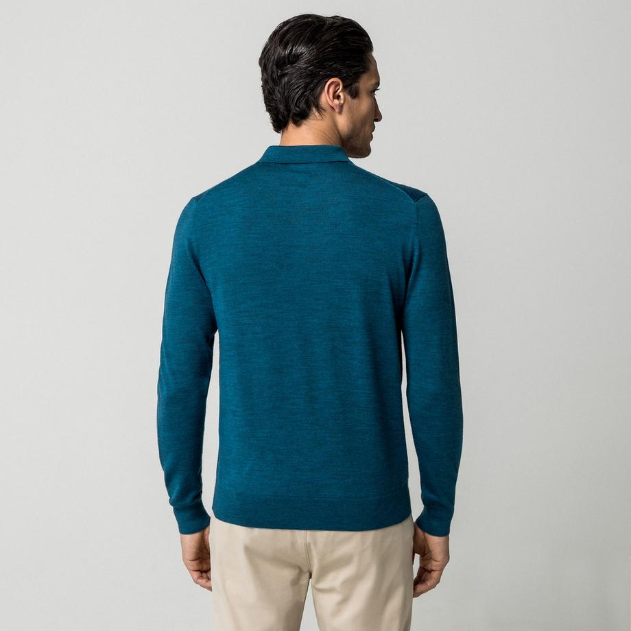 Manor Man Pull Polo Manches Longues  