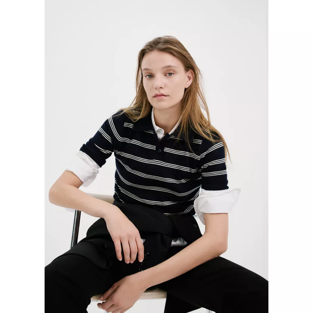 Mango - Sweatshirt, für Damen, Marine, Größe S