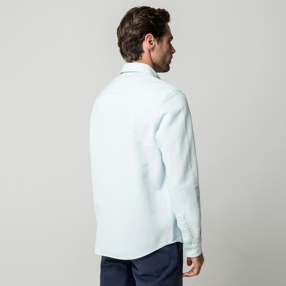Manor Man Manor Man Overshirt con tasca petto e chiusura a bottoni  