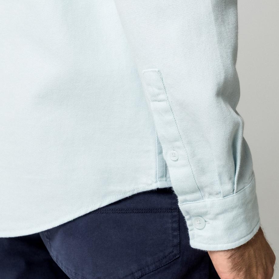 Manor Man Manor Man Overshirt con tasca petto e chiusura a bottoni  
