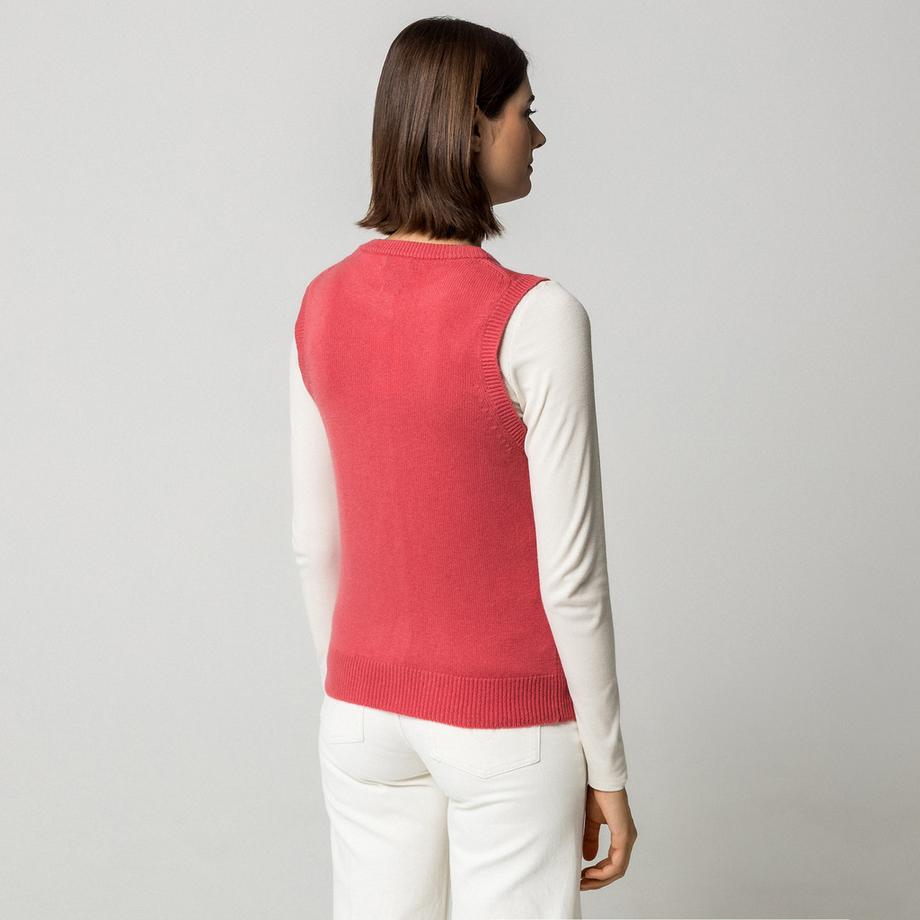 Manor Woman Gilet tricoté à boutonnage avant  
