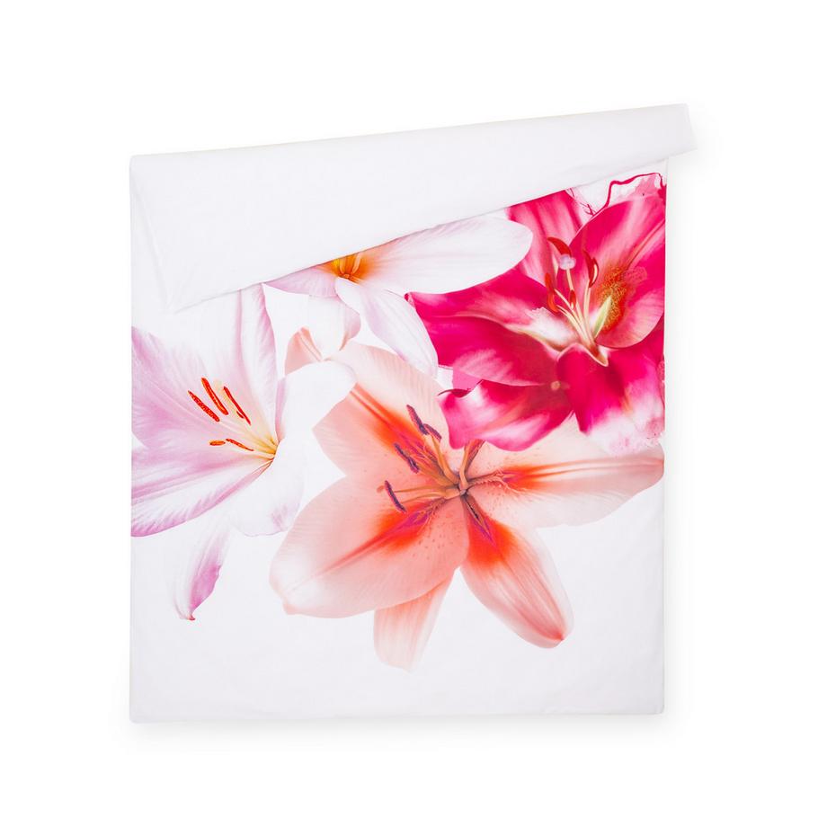 Manor Liora Housse de couette florale en satin  