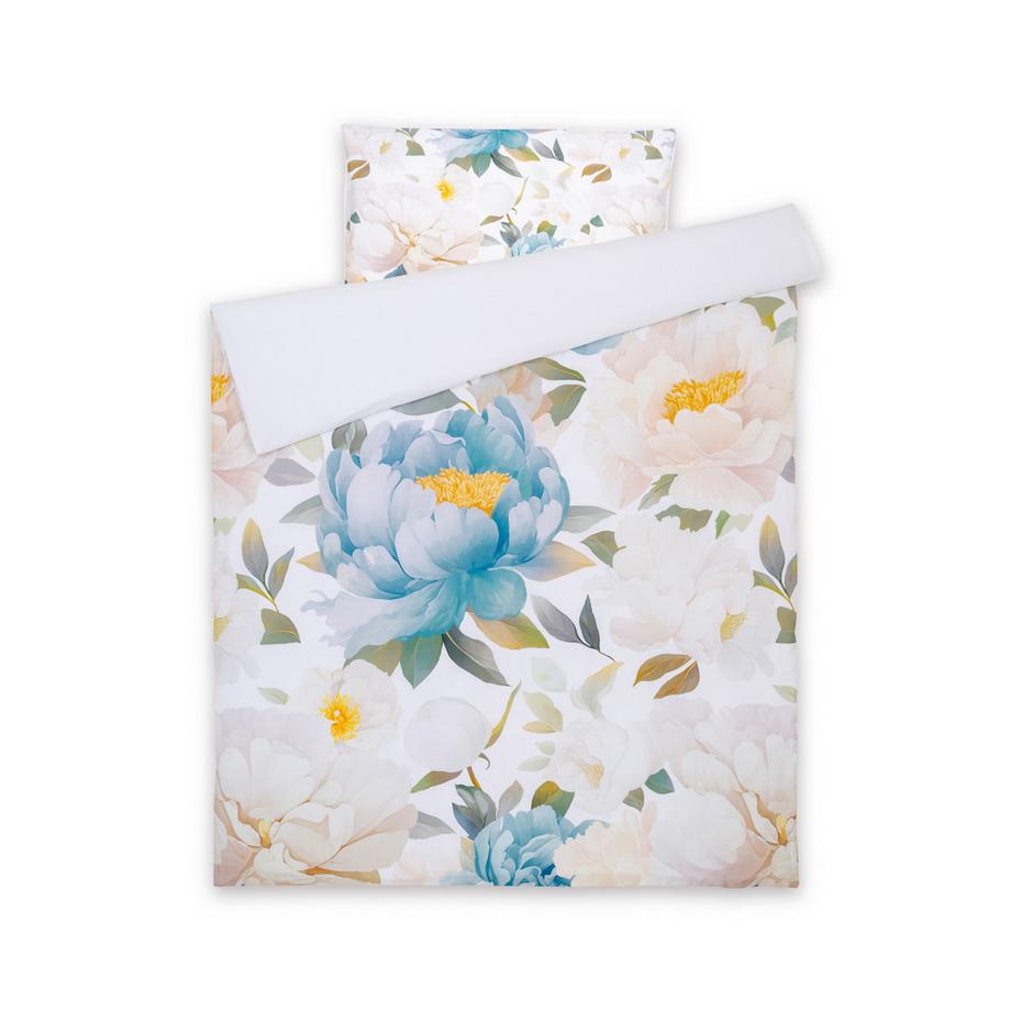 Manor Azalina Taie d'oreiller en satin à motif floral  