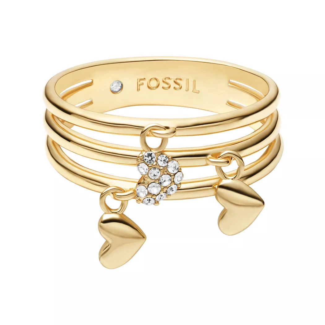 Fossil - Ring, Sutton, 55, Goldfarben
