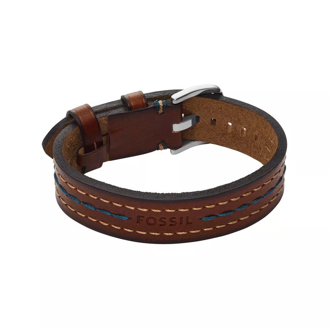 Fossil - Armband, Everett, One Size, Silberfarben 3