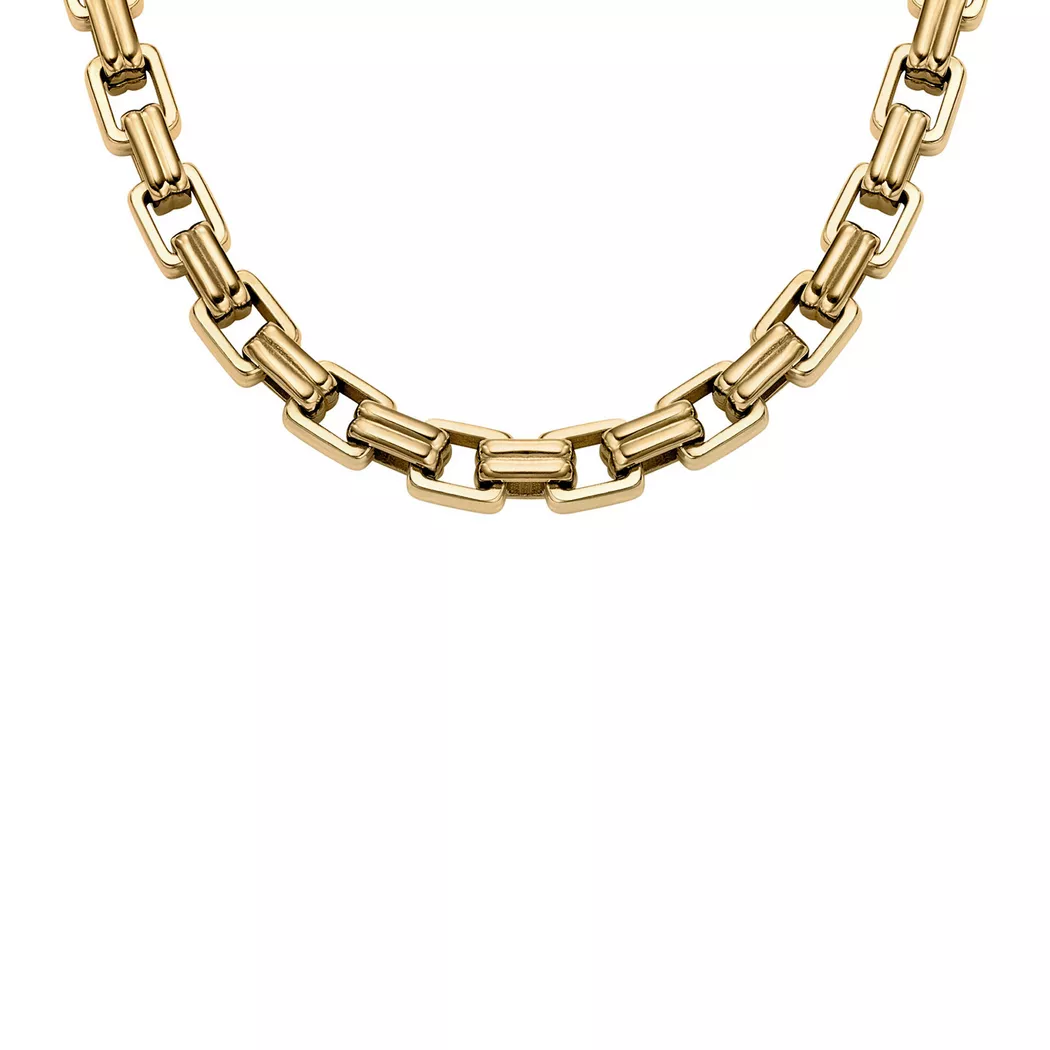 Fossil - Halskette, Raquel, 40.5+5CM, Goldfarben