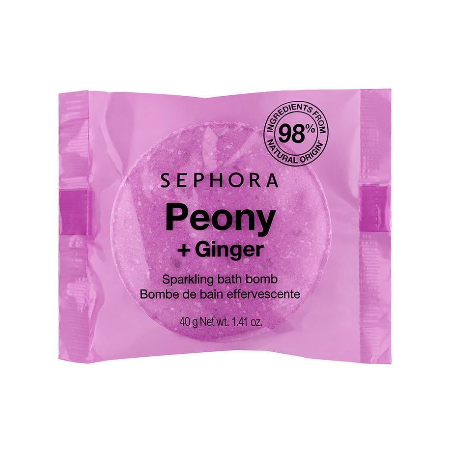 Sprudelnde Badebombe - Färbt und parfümiert das Badewasser