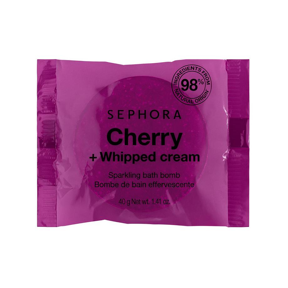 Sprudelnde Badebombe - Färbt und parfümiert das Badewasser