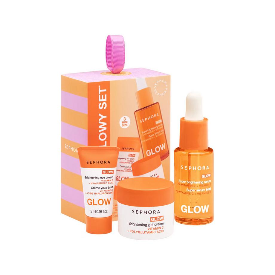LET'S GET GLOWY SET - Mini kit skincare illuminante
