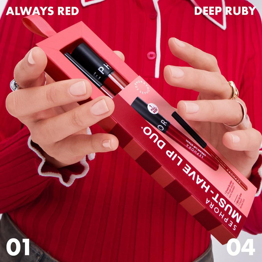 SEPHORA  MUST-HAVE LIPS DUO - L'incontournable duo lèvres 