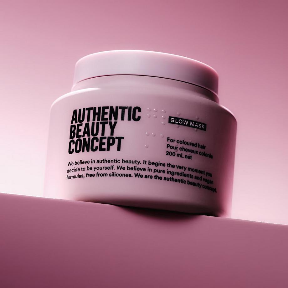 Authentic Beauty  Glow Mask - Maschera illuminante intensa per capelli colorati 