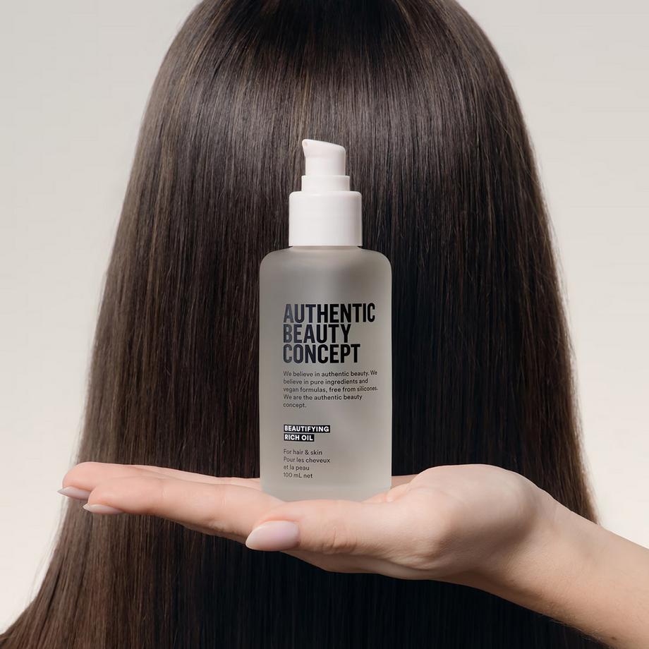 Authentic Beauty  Beautifying Rich Oil - Olio nutriente per capelli lucidi e lisci 