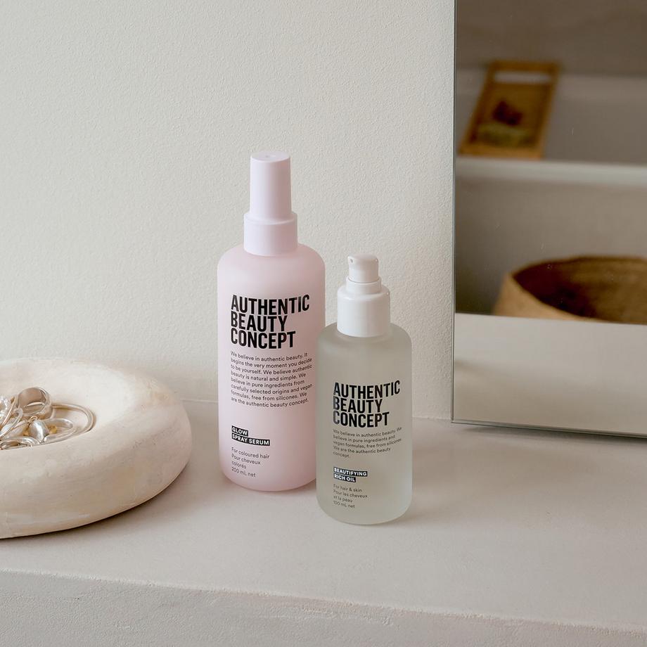 Authentic Beauty  Beautifying Rich Oil - Olio nutriente per capelli lucidi e lisci 